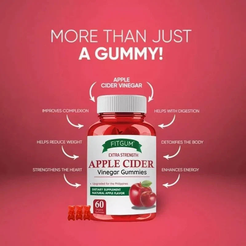 ACV gummies supplement facts label