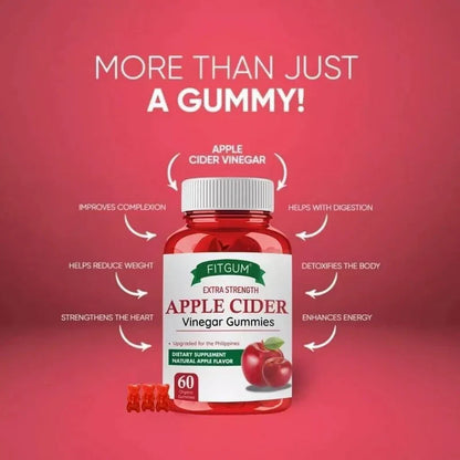 ACV gummies supplement facts label