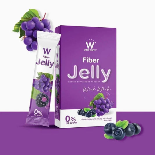 Fibre jelly stick sachet close-up